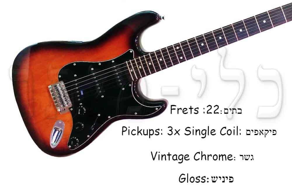 גיטרה חשמלית - יגל ST03 - פיקאפים של הגיטרה