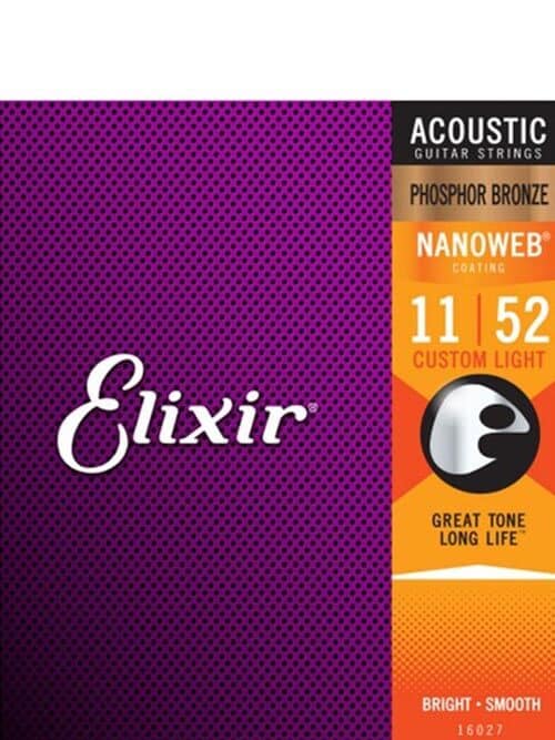 סט לאקוסטית ELIXIR NANO PHOS BRONZ 0.11