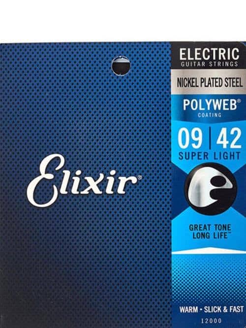 סט מיתרים לחשמלית ELIXIR POLYWEB 0.09