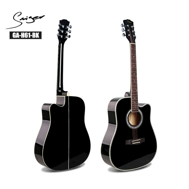 גיטרה אקוסטית למתחילים Smiger-GA-H61- - חלק קדמי ואחורי של הגיטרה VK