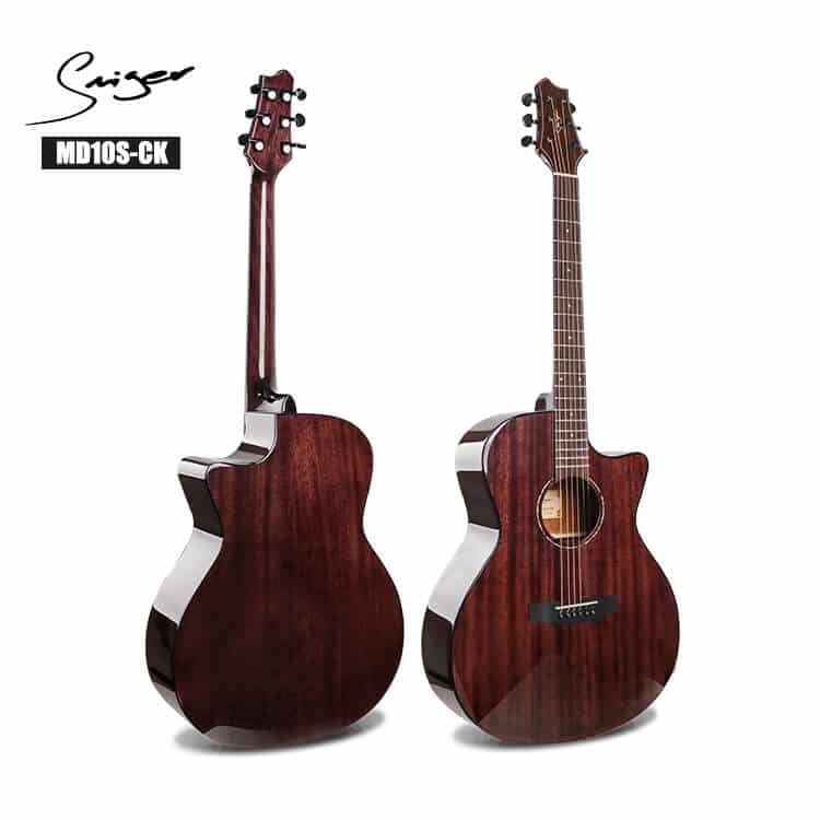גיטרה אקוסטית סוליד טופ Smiger - M-D10S-VK-חלק קדמי של הגיטרה