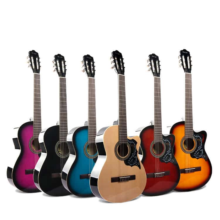גיטרה קלאסית למתחילים – Malaguena AC -17C -הצבעים של דגמי הגיטרה
