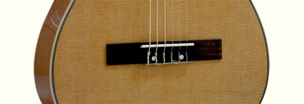 גיטרה קלאסית שלושה רבעים -EC-18 N -malaguena -גשר של הגיטרה
