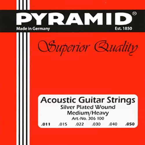מיתרים לגיטרה אקוסטית - PYRAMID 0.11