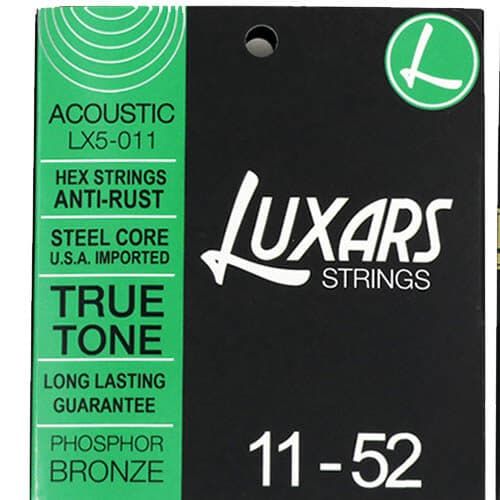 מיתרים לגיטרה אקוסטית - LUXARS - LX5 - 0.11