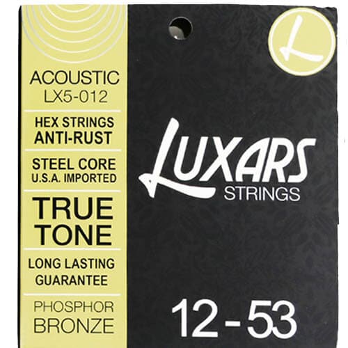 מיתרים לגיטרה אקוסטית - LUXARS - LX5 - 0.12