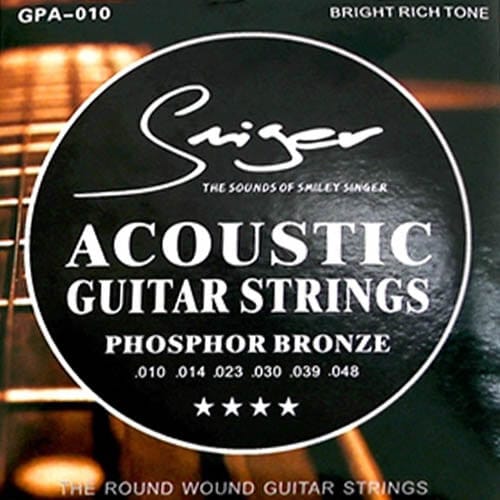 מיתרים לגיטרה אקוסטית -Smiger - GPA-0.10