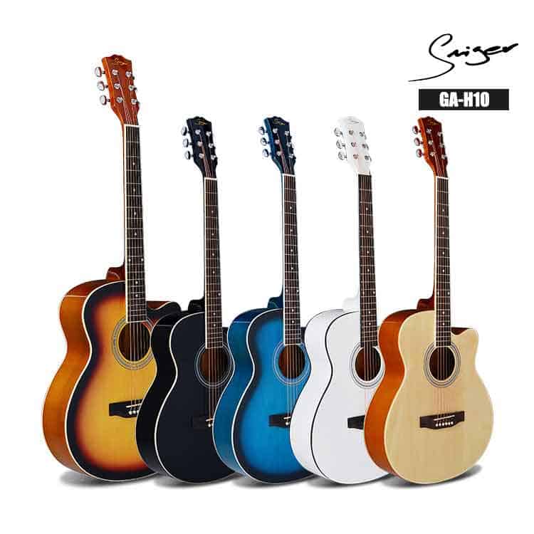 גיטרה אקוסטית Smiger - GA-H-10- הצבעים של הגיטרה