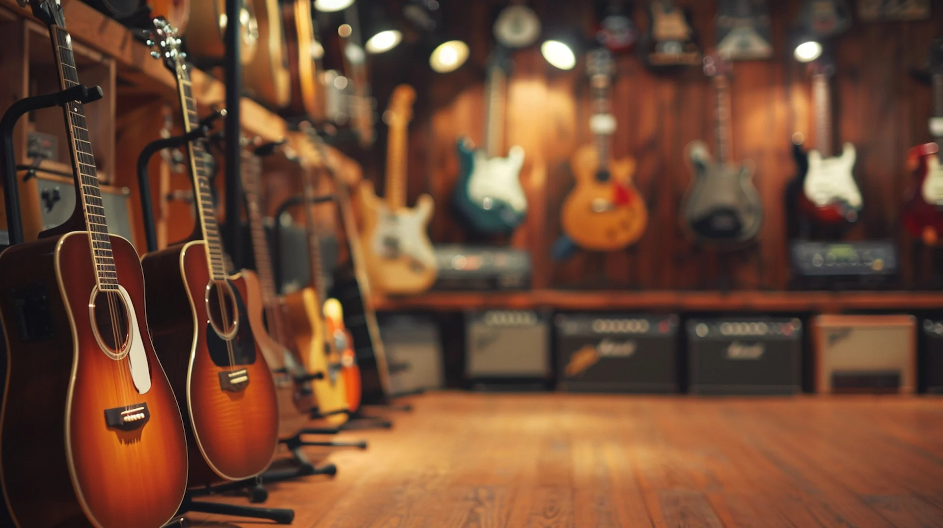 חנות גיטרות - כלי-מיתר