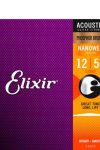 סט לאקוסטית ELIXIR NANO PHOS BRONZ 0.12
