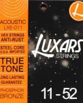 מיתרים לגיטרה אקוסטית - LUXARS - LX6 - 0.11