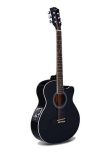 גיטרה אקוסטית מוגברת - GA-H-10-BK